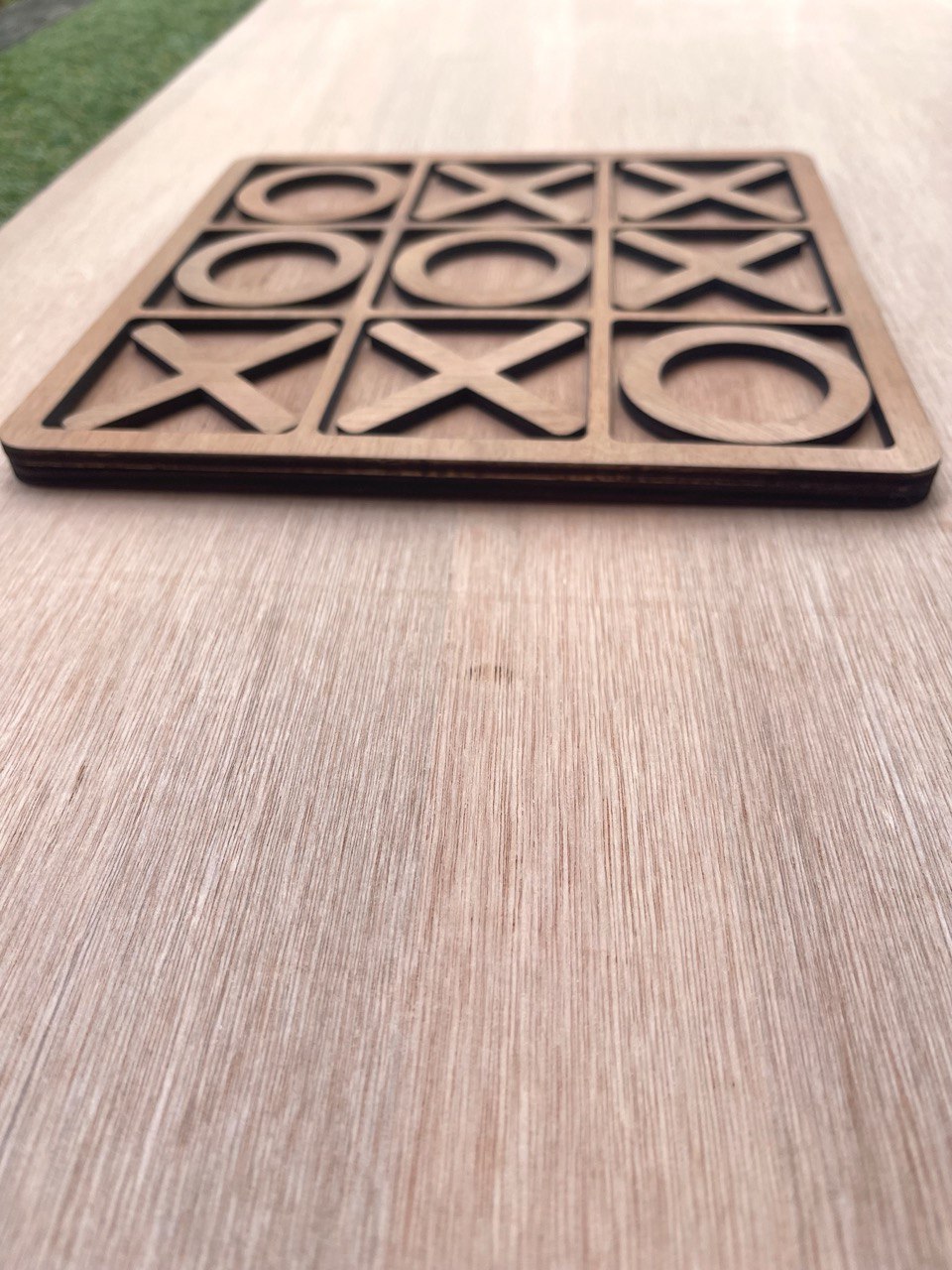 Jeu de Morpion en Bois
