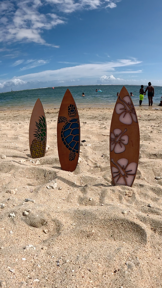 Décorations Murales en Bois - Surf