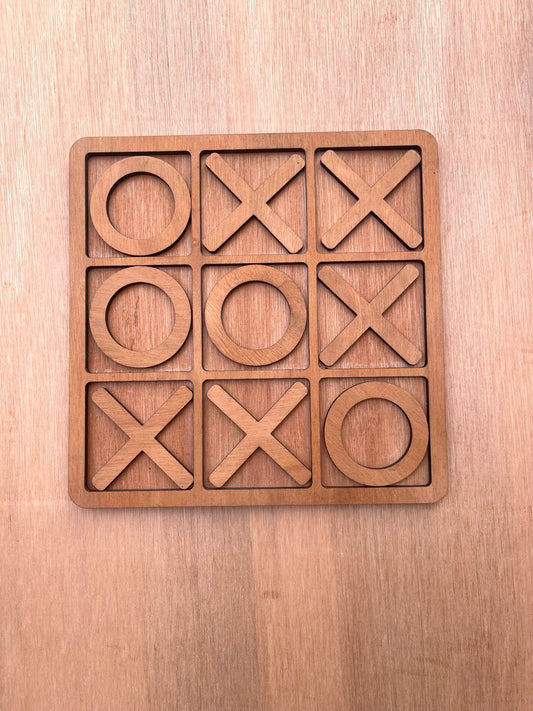 Jeu de Morpion en Bois