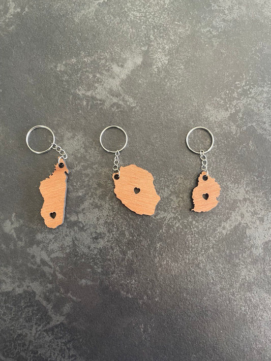 Porte-clés en bois