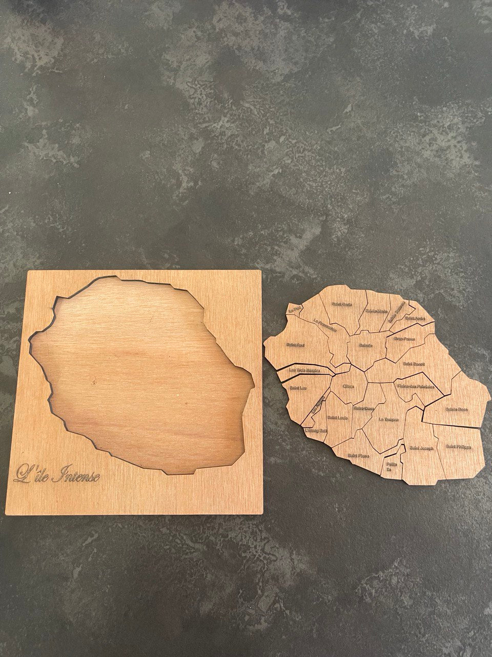 Puzzle de l'île de La Réunion