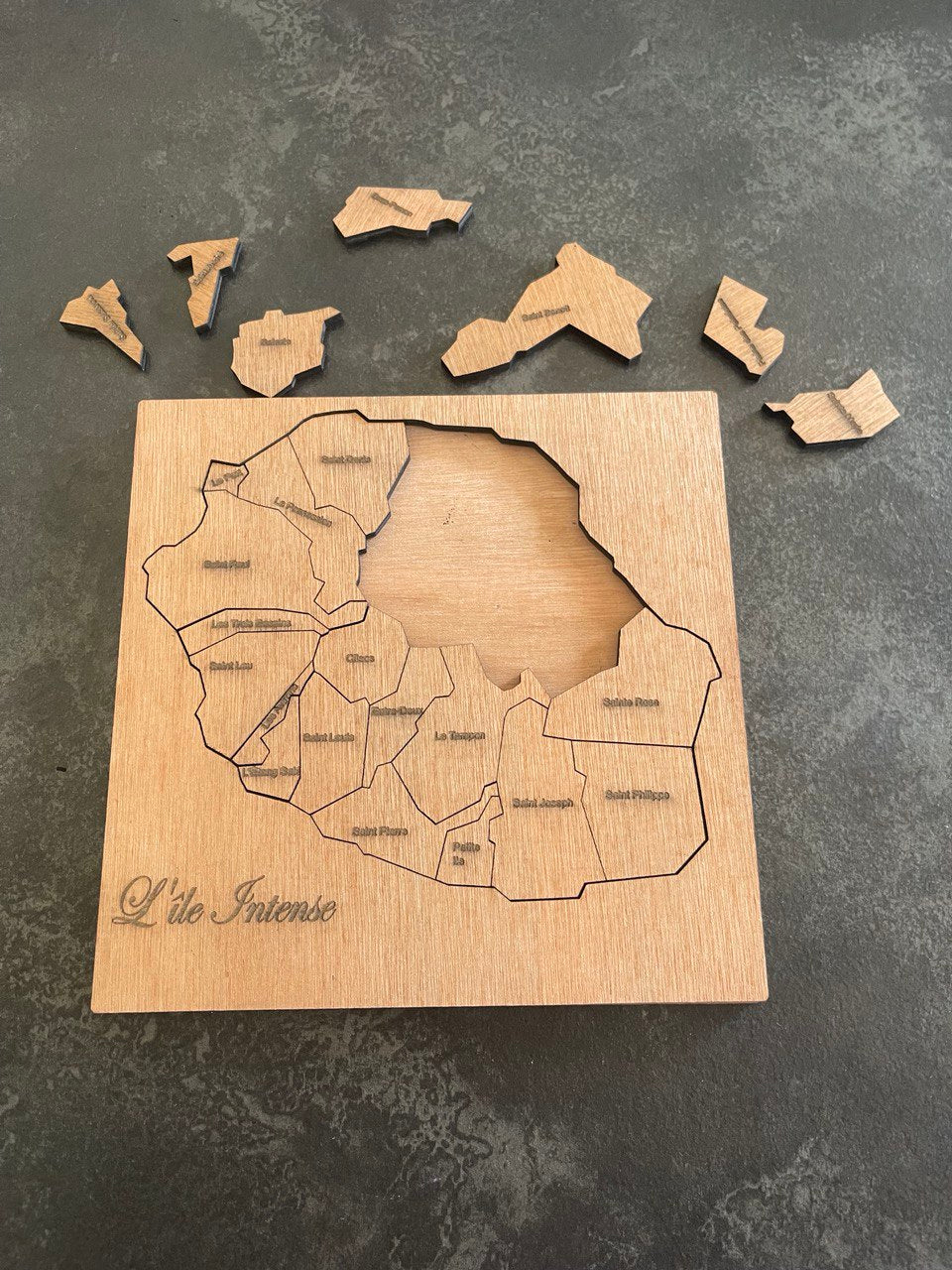 Puzzle de l'île de La Réunion