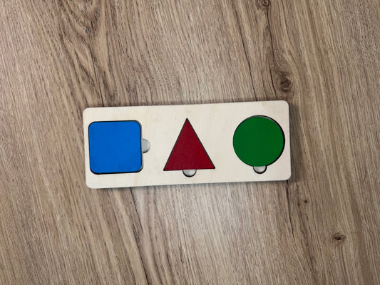 Puzzle Montessori Formes Géométriques en Bois